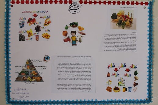 آلبوم تصاویر اولین مرحله نشریه های دیواری 62 مدرسه قزوین (طرح همشاگردی سلام ،سلامت باشید)1394 - 36