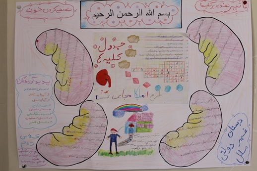 آلبوم تصاویر اولین مرحله نشریه های دیواری 62 مدرسه قزوین (طرح همشاگردی سلام ،سلامت باشید)1394 - 40