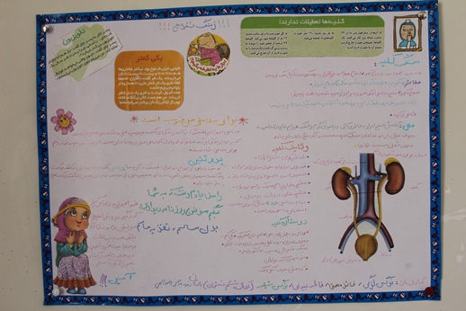 آلبوم تصاویر اولین مرحله نشریه های دیواری 62 مدرسه قزوین (طرح همشاگردی سلام ،سلامت باشید)1394 - 52